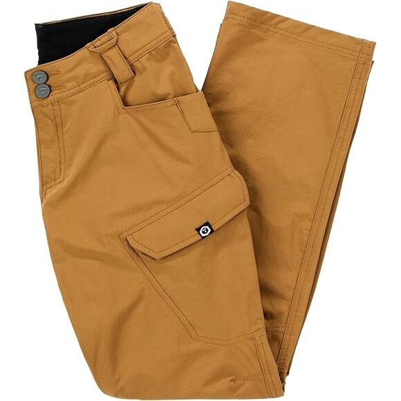 TRUEWERK Workwear Lightweight Women's Cargo Pant w/ 4-Way Stretch, Sand, Size 00 - Picture 1 of 4